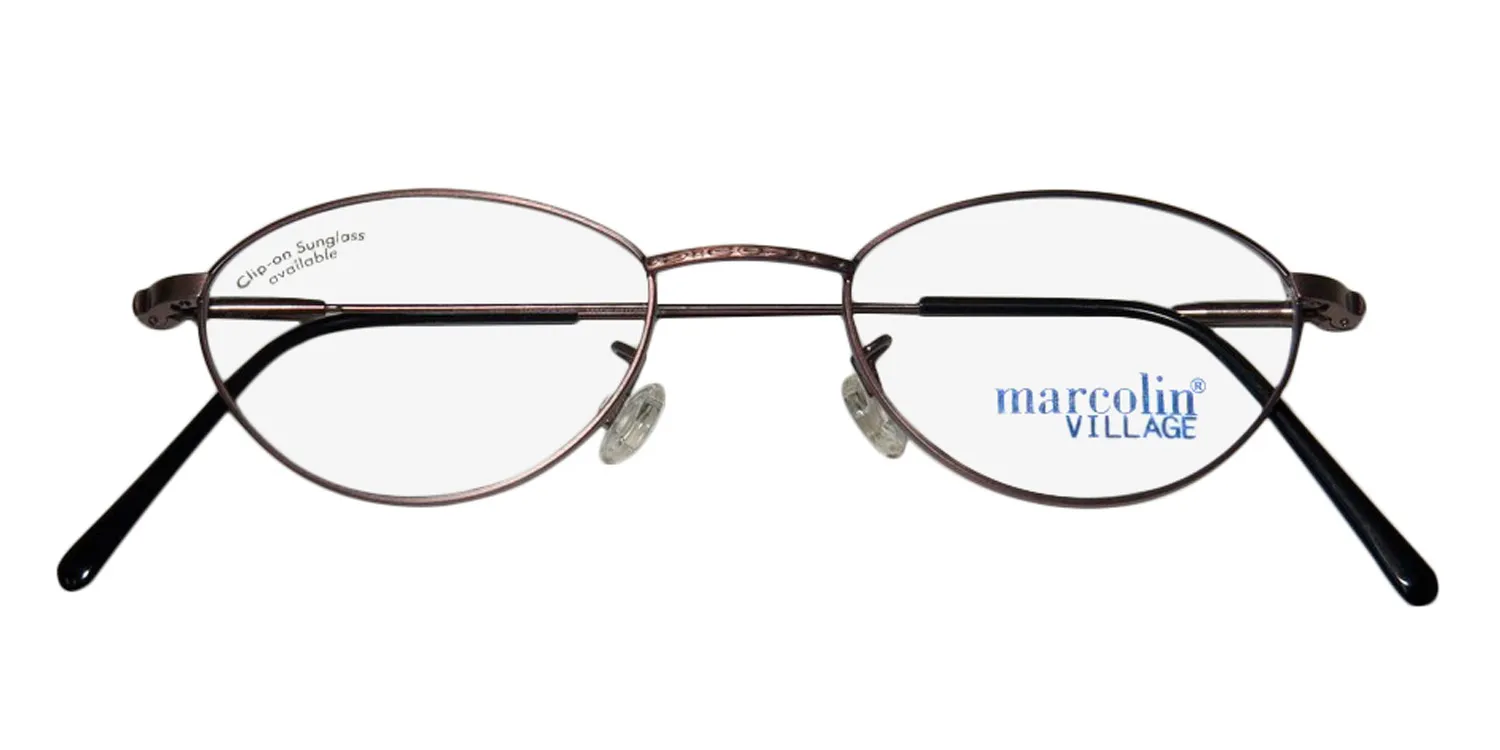 Marcolin Village 47 6395 54 Eyeglasses Brown 47mm Unisex 2