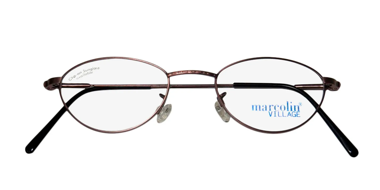 Marcolin Village 47 6395 54 Eyeglasses Brown 49mm Unisex 2
