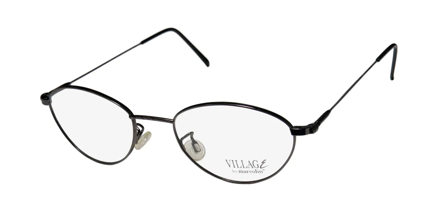 Marcolin Village 47 6395 306 Eyeglasses Gunmetal 49mm Unisex