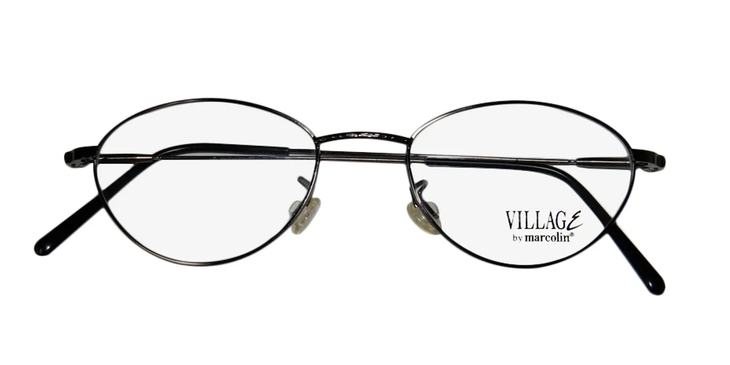 Marcolin Village 47 6395 306 Eyeglasses Gunmetal 49mm Unisex 2