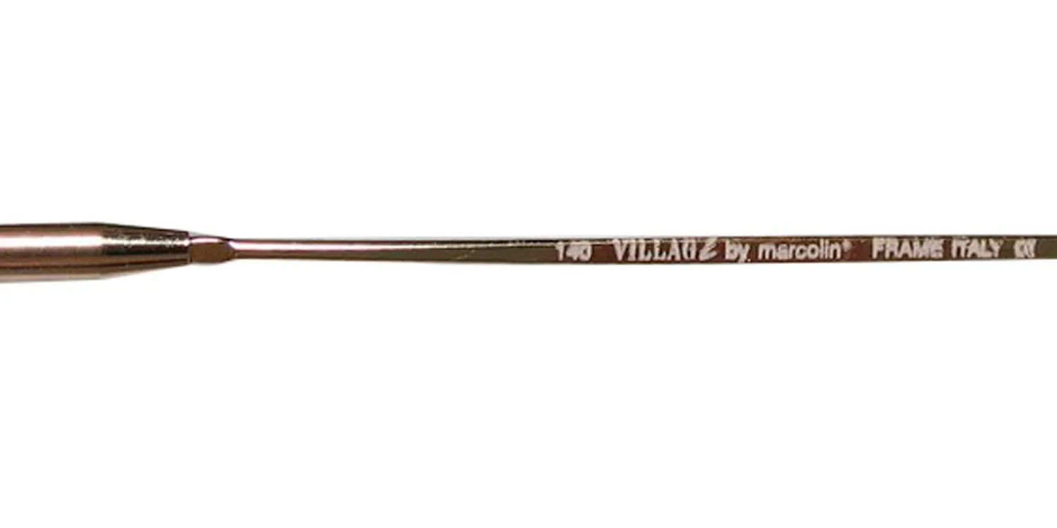 Marcolin Village 47 6395 987 Eyeglasses Brushed Gold 49mm Unisex 7