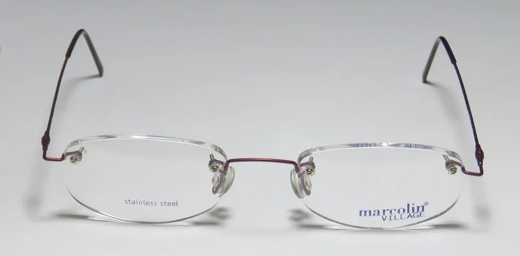 Marcolin Village 57 515 Eyeglasses Wine 50mm Unisex 2