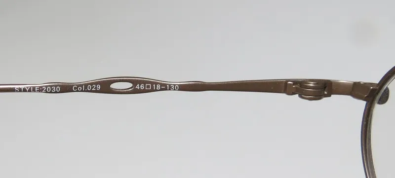 Marcolin 2030 029 Eyeglasses Pale Brown 46mm Unisex 8