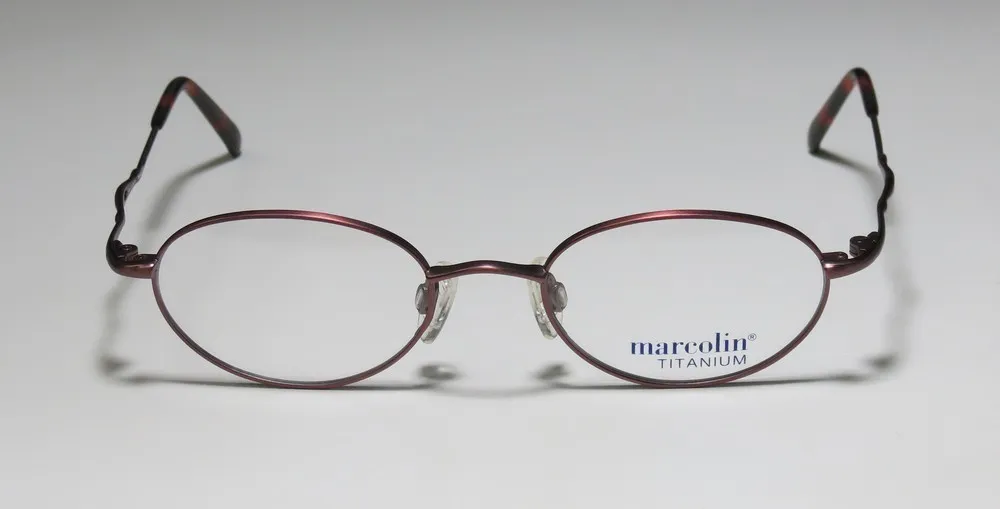 Marcolin 2030 104 Eyeglasses Red Bronze 46mm Unisex 3