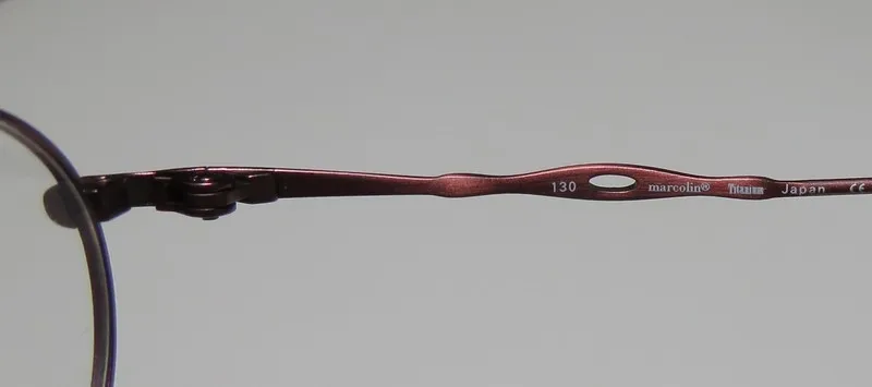 Marcolin 2030 104 Eyeglasses Red Bronze 46mm Unisex 7