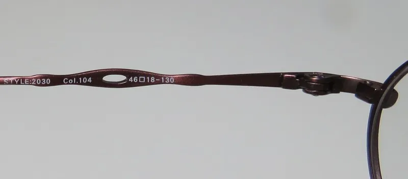 Marcolin 2030 104 Eyeglasses Red Bronze 46mm Unisex 8