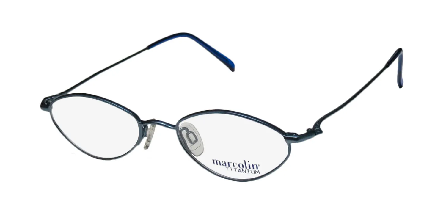 Marcolin 2031 203 Eyeglasses Dark Blue 46mm Unisex