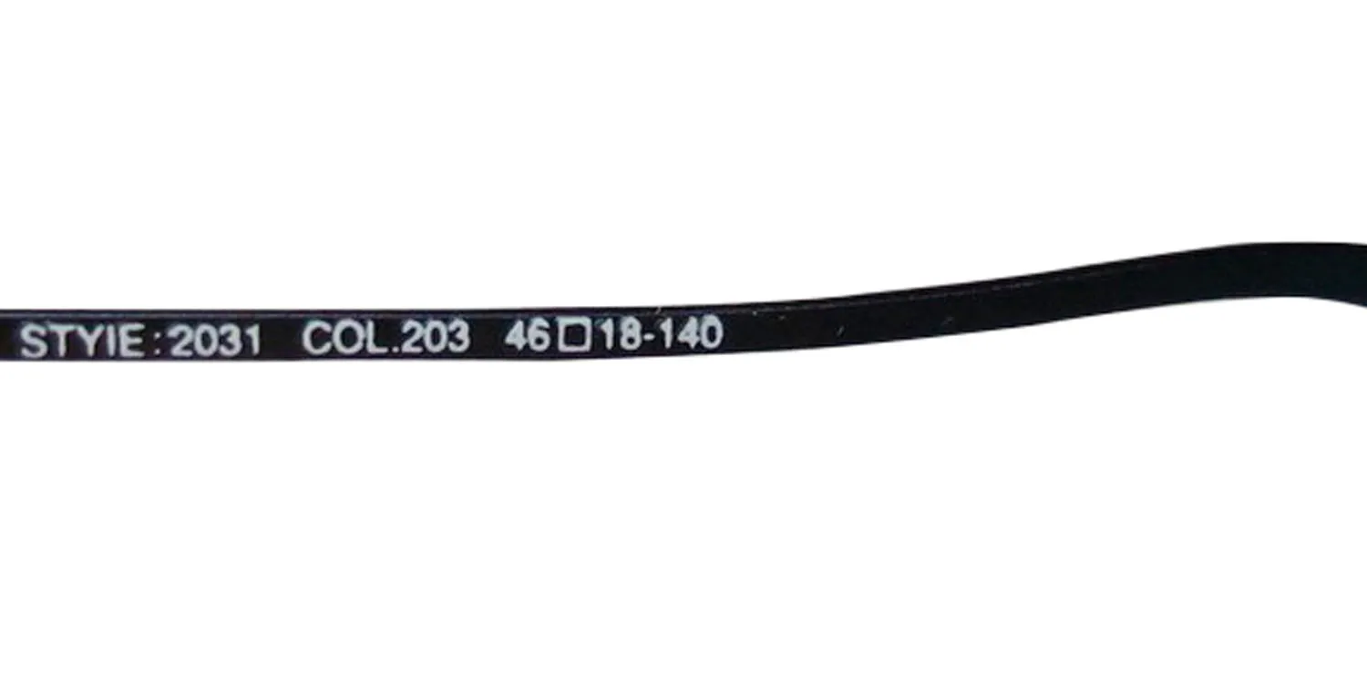 Marcolin 2031 203 Eyeglasses Dark Blue 46mm Unisex 8