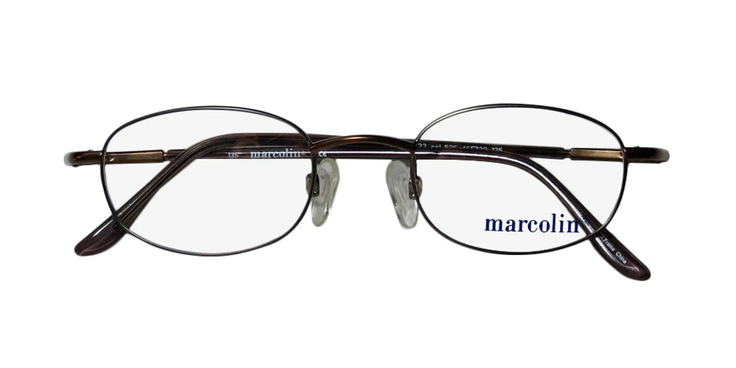 Marcolin 6722 535 Eyeglasses Dark Brown 45mm Unisex 2