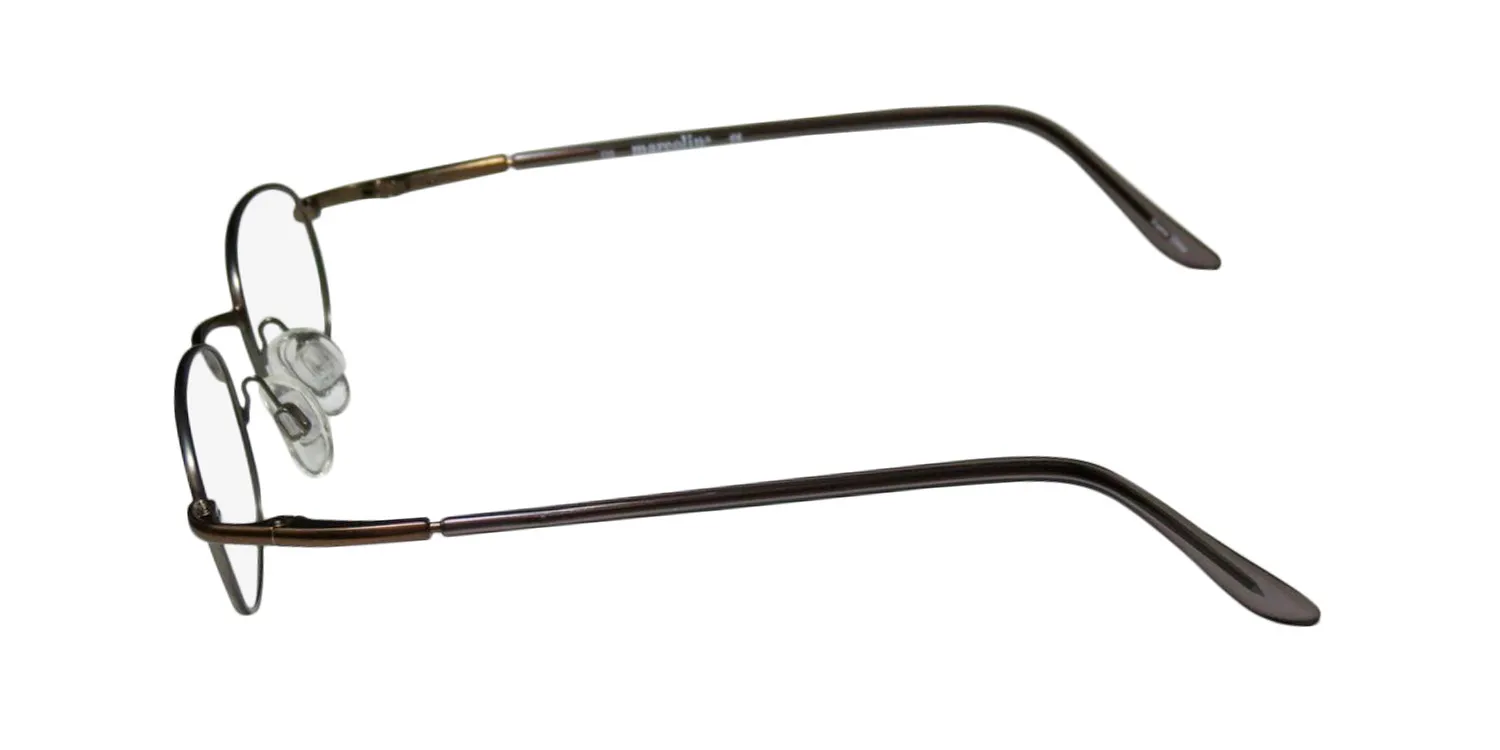 Marcolin 6722 535 Eyeglasses Dark Brown 45mm Unisex 4