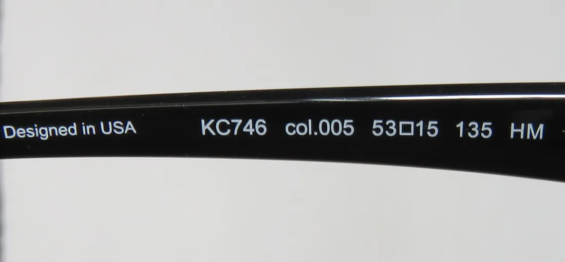 Kenneth Cole 746 005 Eyeglasses Black 53mm 8