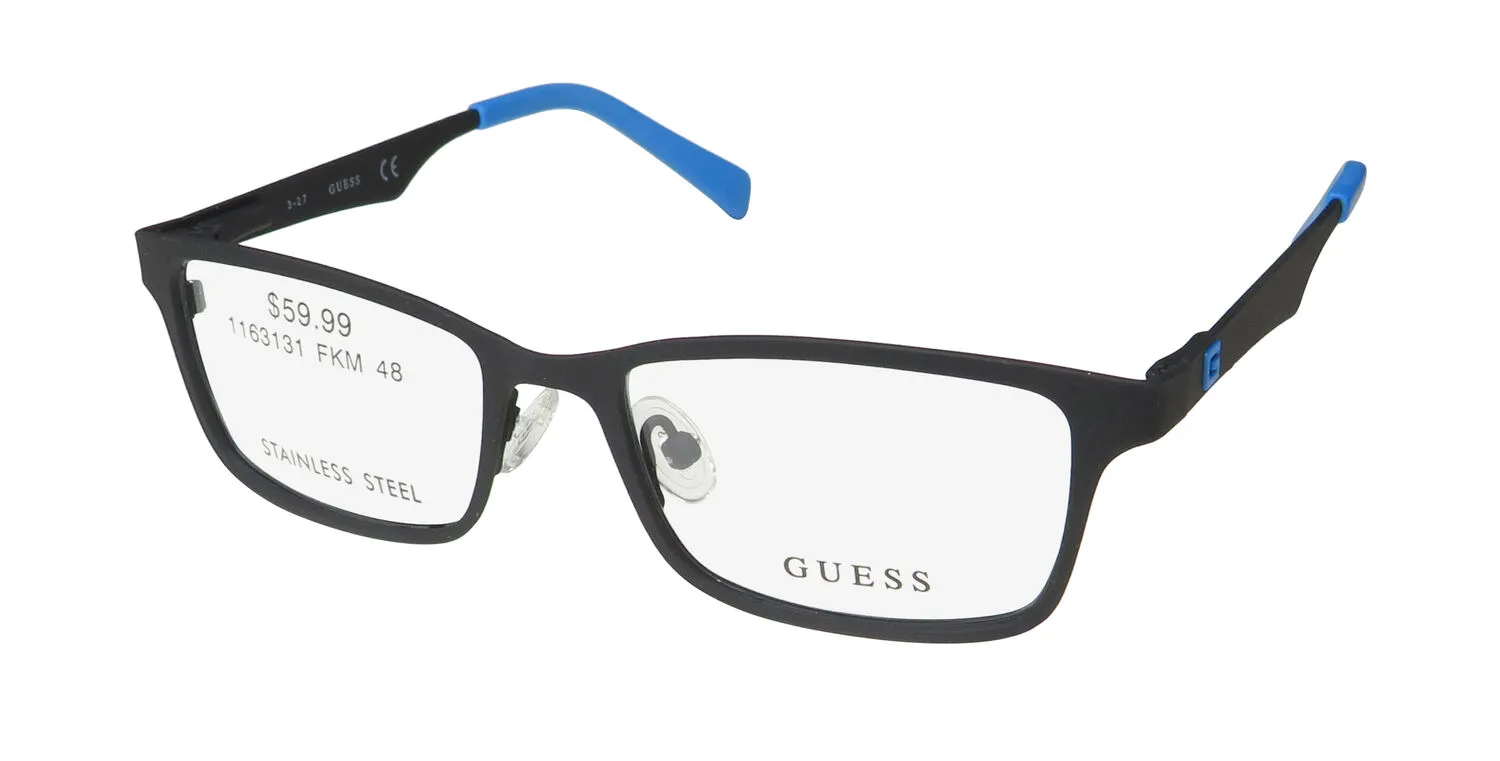 Guess 9143-3 002 Eyeglasses Matte Black 48mm Unisex