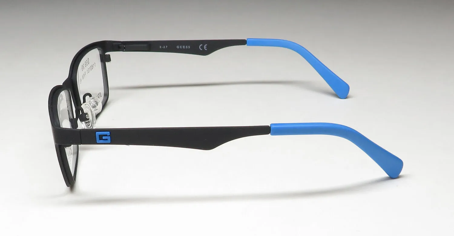 Guess 9143-3 002 Eyeglasses Matte Black 48mm Unisex 4