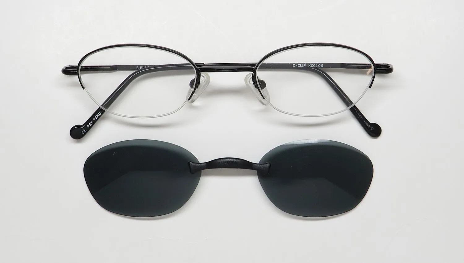 Elite Eyewear Clever Clip 106 shiny black Eyeglasses Shiny Black 46mm Unisex 2