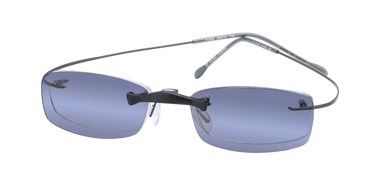 Elite Eyewear C-Clip 156 ptnm Eyeglasses Platinum 45mm Unisex