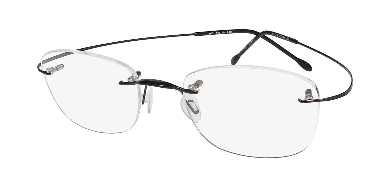 Elite Eyewear C-Clip 259 jet Eyeglasses Jet 49mm Unisex 8