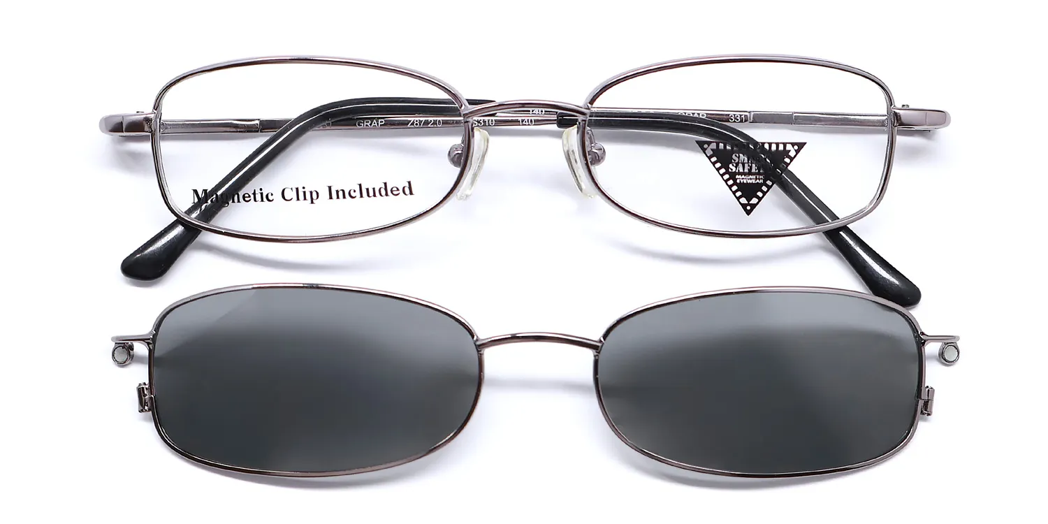 Elite Eyewear 331 grap Eyeglasses Shiny Graphite 51mm 3
