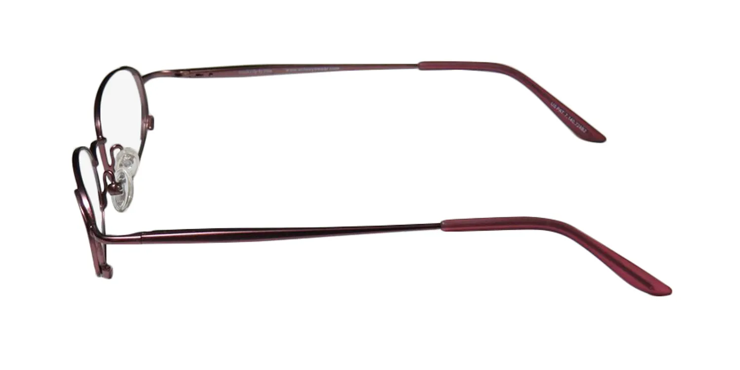 Elite Eyewear 717 amethyst Eyeglasses Plum 49mm 5