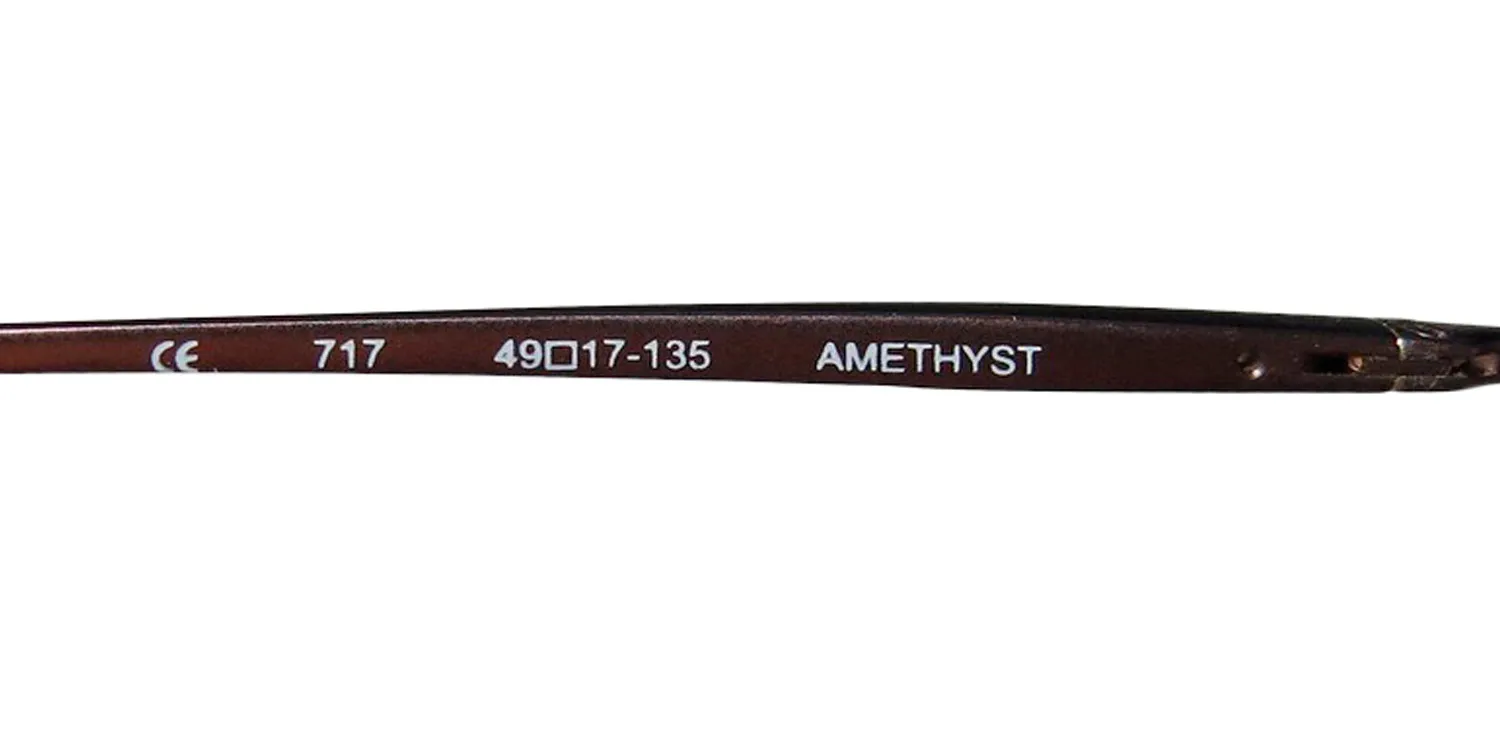 Elite Eyewear 717 amethyst Eyeglasses Plum 49mm 9