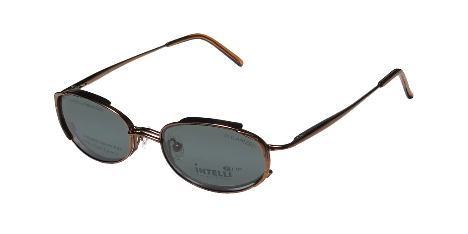 Elite Eyewear 717 brown Eyeglasses Brown 49mm