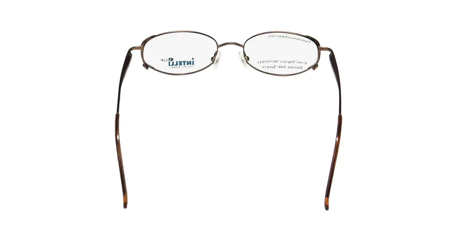 Elite Eyewear 717 brown Eyeglasses Brown 49mm 6