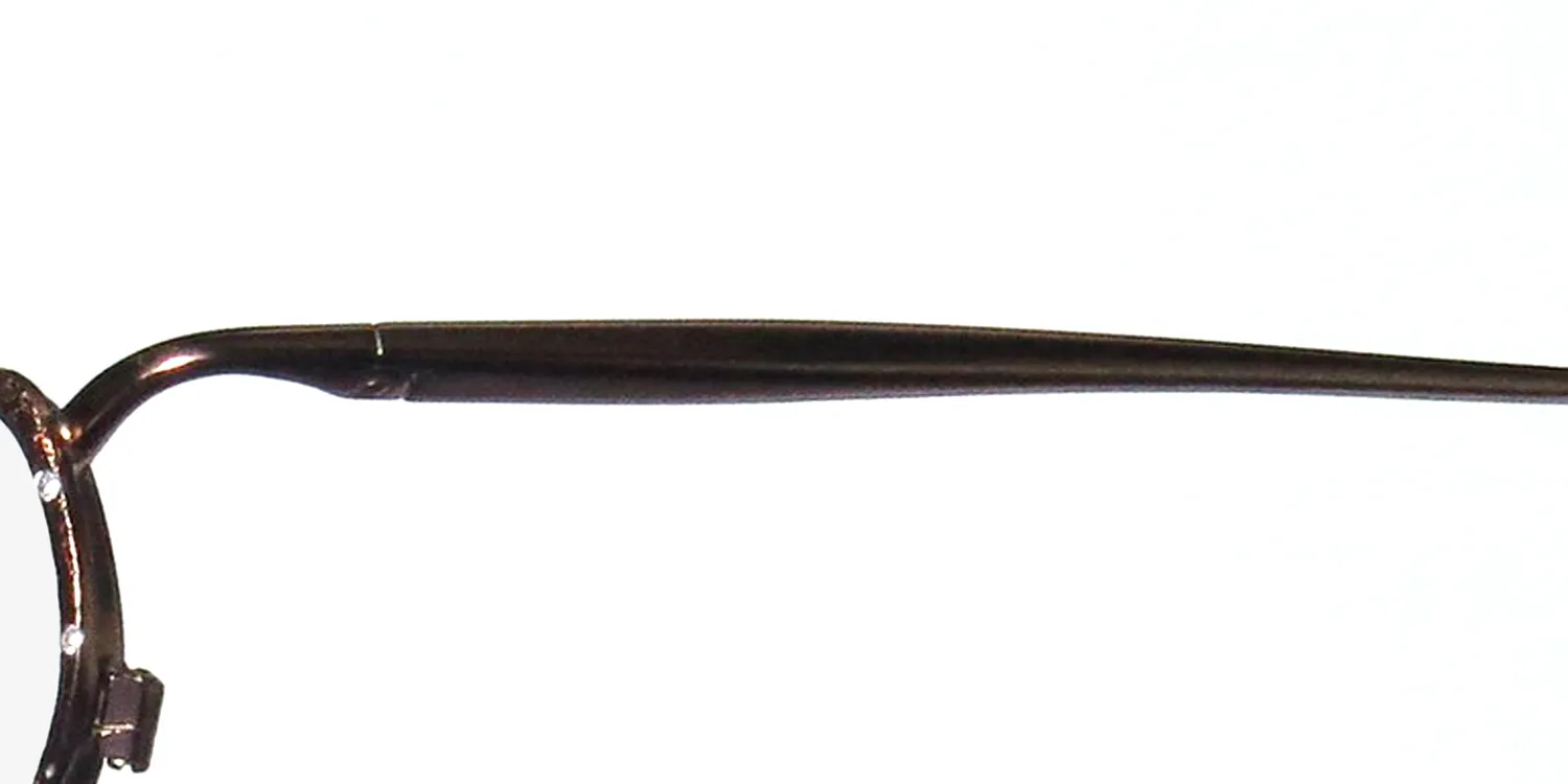 Elite Eyewear 717 brown Eyeglasses Brown 49mm 7