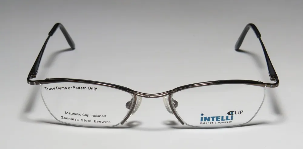 Elite Eyewear Intelli Clip 719 dark chrome Eyeglasses Gunmetal 49mm 4