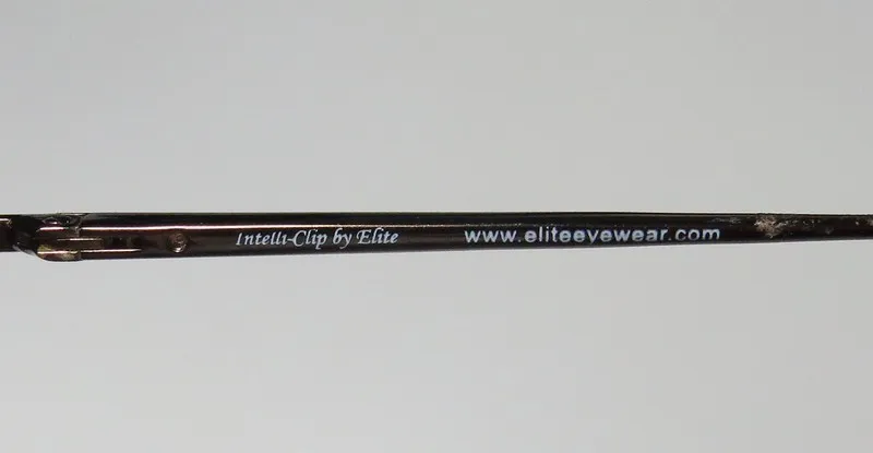Elite Eyewear Intelli Clip 719 dark chrome Eyeglasses Gunmetal 49mm 8