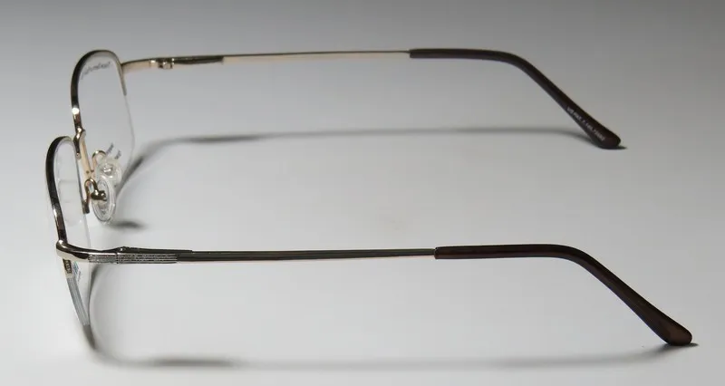 Elite Eyewear 724 yg silver Eyeglasses Gold 55mm Unisex 4