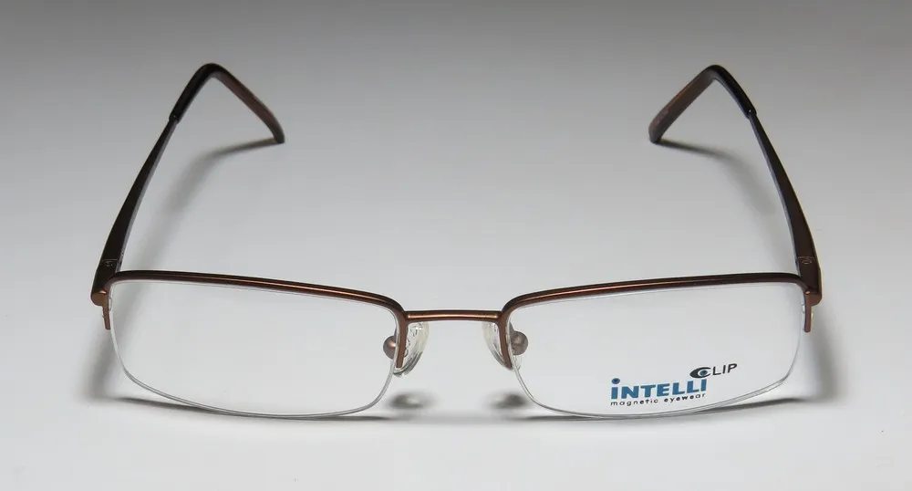 Elite Eyewear Intelli Clip 727 brown Eyeglasses Brown 52mm Unisex 3
