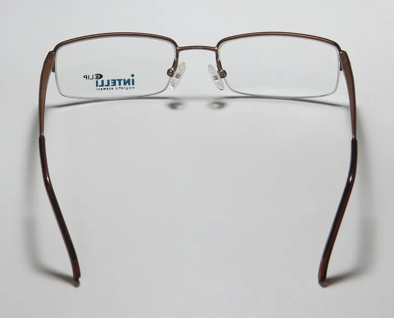 Elite Eyewear Intelli Clip 727 brown Eyeglasses Brown 52mm Unisex 5