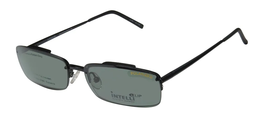 Elite Eyewear Intelli Clip 727 matte black Eyeglasses Matte Black 52mm Unisex