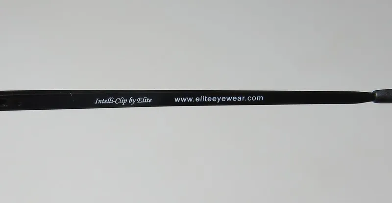 Elite Eyewear Intelli Clip 727 matte black Eyeglasses Matte Black 52mm Unisex 7