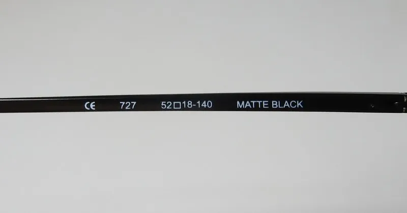 Elite Eyewear Intelli Clip 727 matte black Eyeglasses Matte Black 52mm Unisex 8