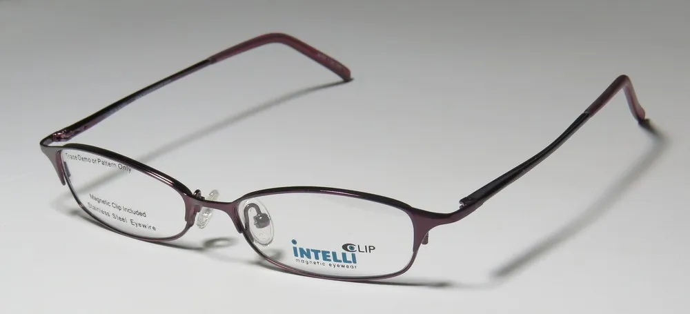 Elite Eyewear Intelli Clip 730 lavender Eyeglasses Violet 49mm Unisex 2