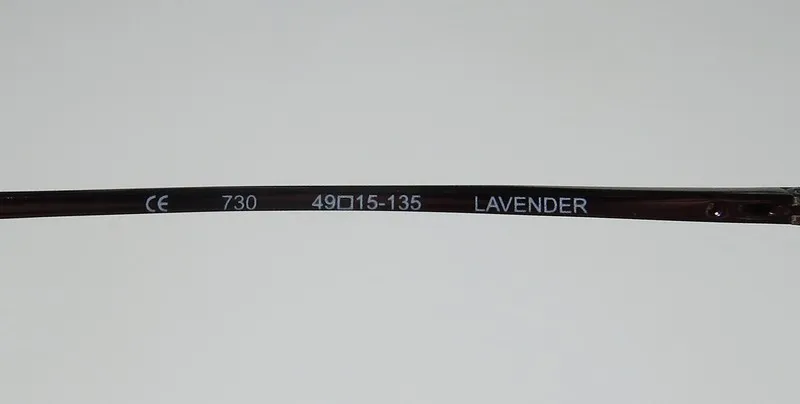Elite Eyewear Intelli Clip 730 lavender Eyeglasses Violet 49mm Unisex 9
