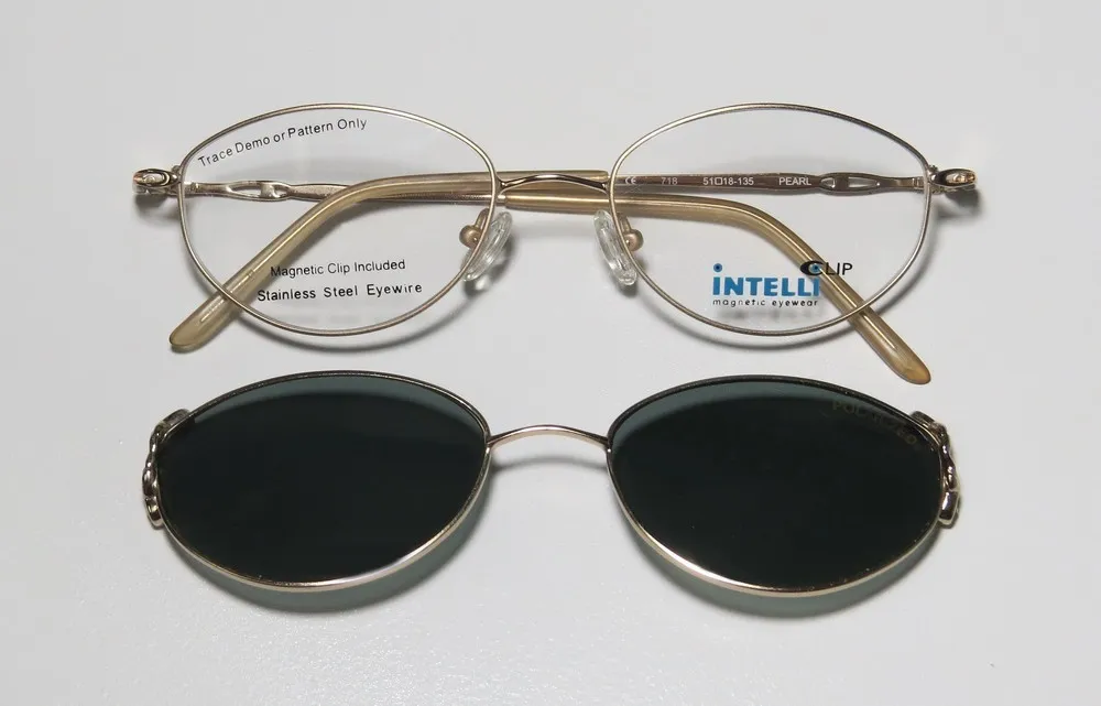 Elite Eyewear 718 pearl Eyeglasses Gold 51mm Unisex 3