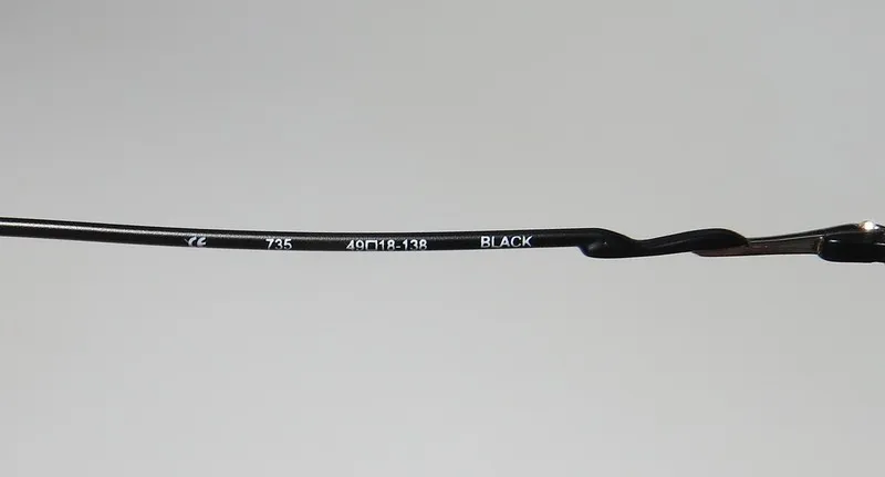 Elite Eyewear Intelli Clip 735 black Eyeglasses Black 49mm 9