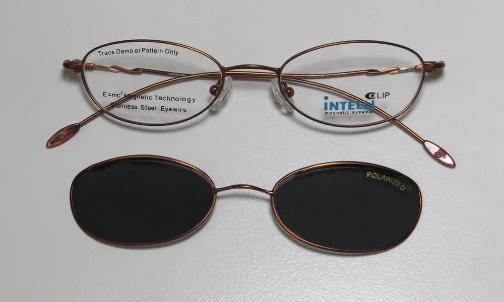 Elite Eyewear Intelli Clip 735 copper Eyeglasses Copper 49mm 3