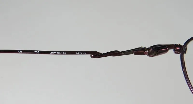 Elite Eyewear Intelli Clip 735 violet Eyeglasses Violet 49mm 9