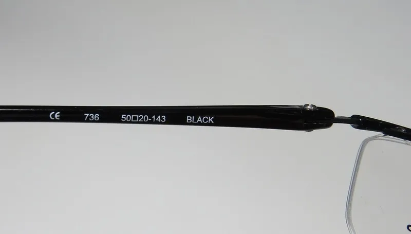 Elite Eyewear 736 black Eyeglasses Black 50mm Unisex 9