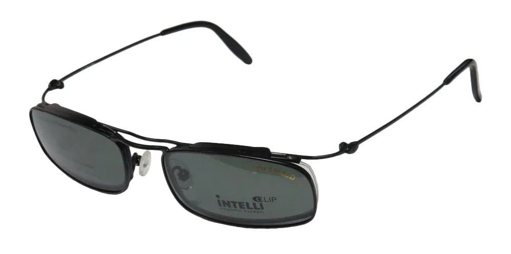 Elite Eyewear Intelli Clip 738 black Eyeglasses Black 53mm Unisex