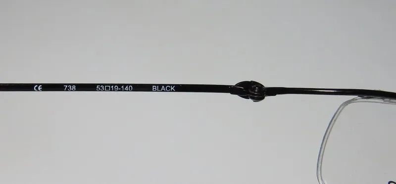 Elite Eyewear Intelli Clip 738 black Eyeglasses Black 53mm Unisex 8