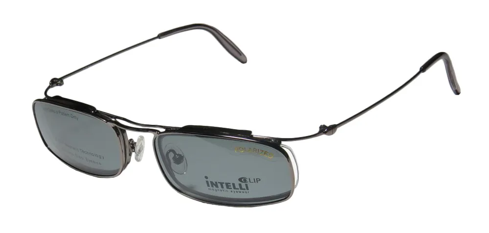 Elite Eyewear Intelli Clip 738 graphite Eyeglasses Gunmetal 53mm Unisex