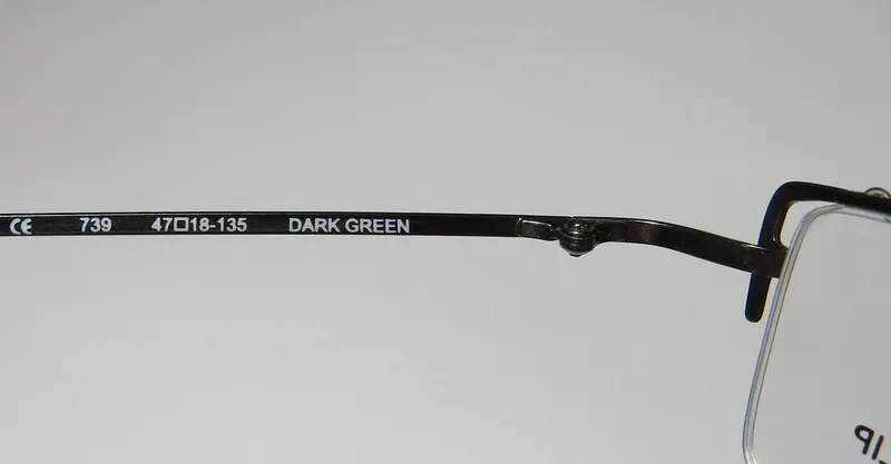 Elite Eyewear Intelli Clip 739 dark green Eyeglasses Dark Green 47mm Unisex 9