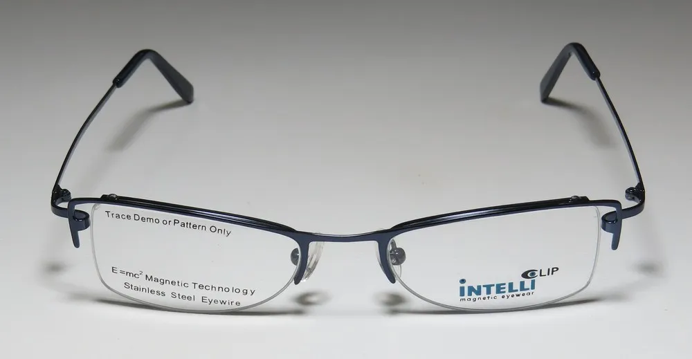 Elite Eyewear Intelli Clip 739 ink Eyeglasses Navy 47mm Unisex 4