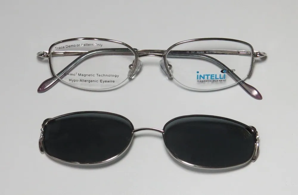 Elite Eyewear 747 silver Eyeglasses Silver 49mm 3