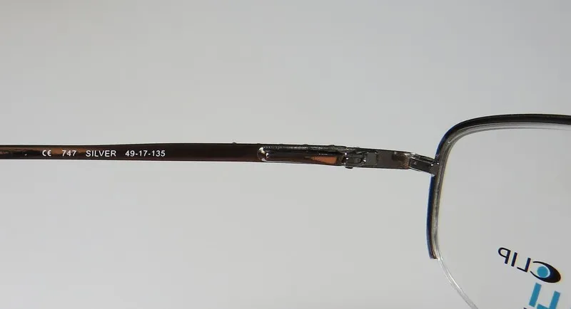 Elite Eyewear 747 silver Eyeglasses Silver 49mm 8
