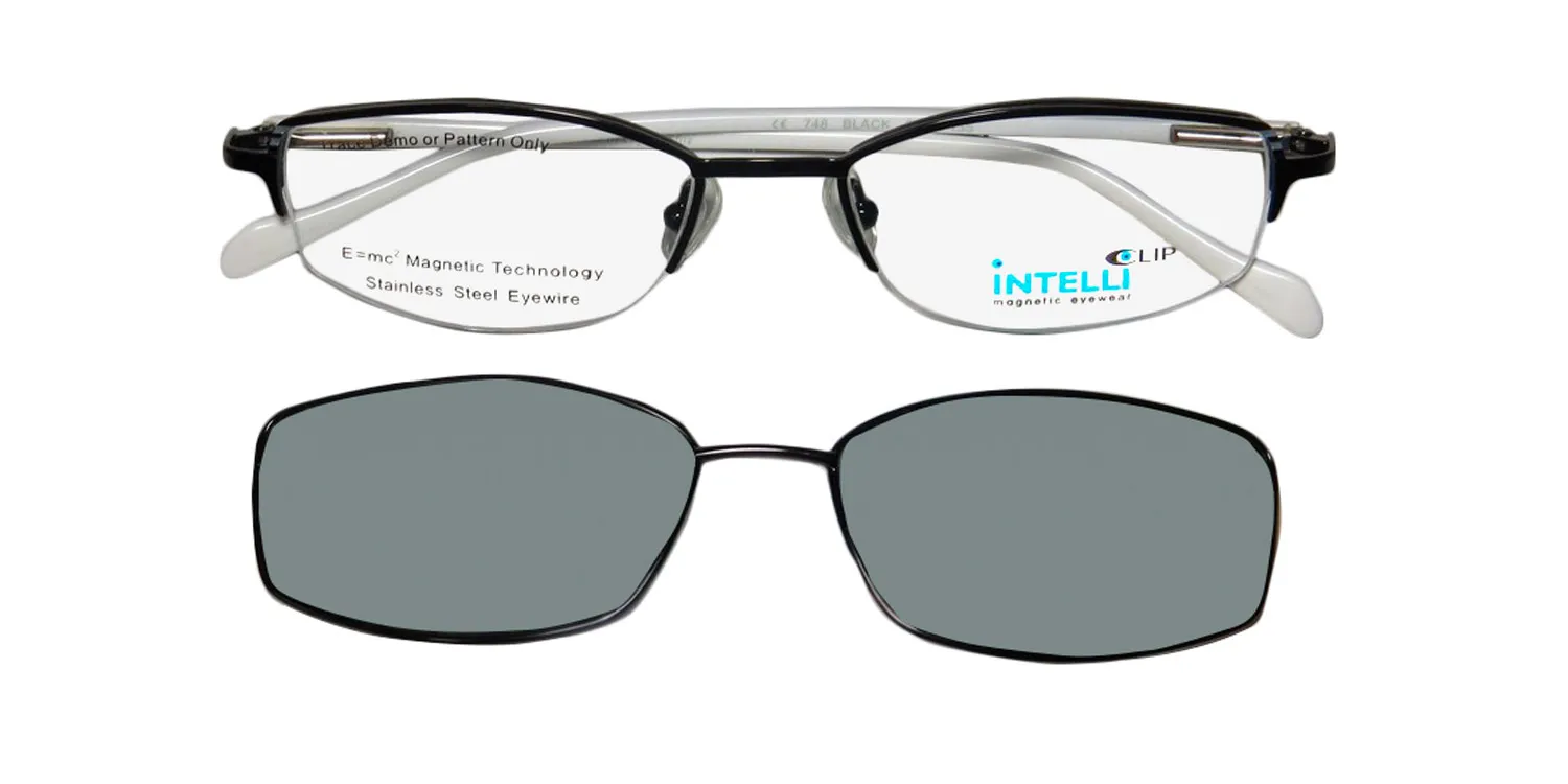 Elite Eyewear 748 black Eyeglasses Black 50mm Unisex 3