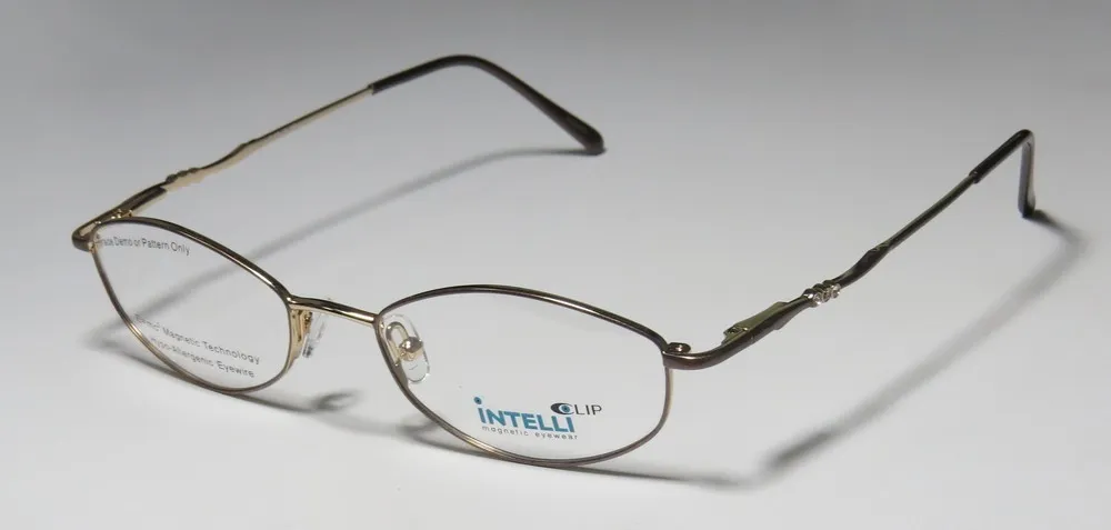 Elite Eyewear Intelli Clip 749 brown Eyeglasses Brown 50mm 2